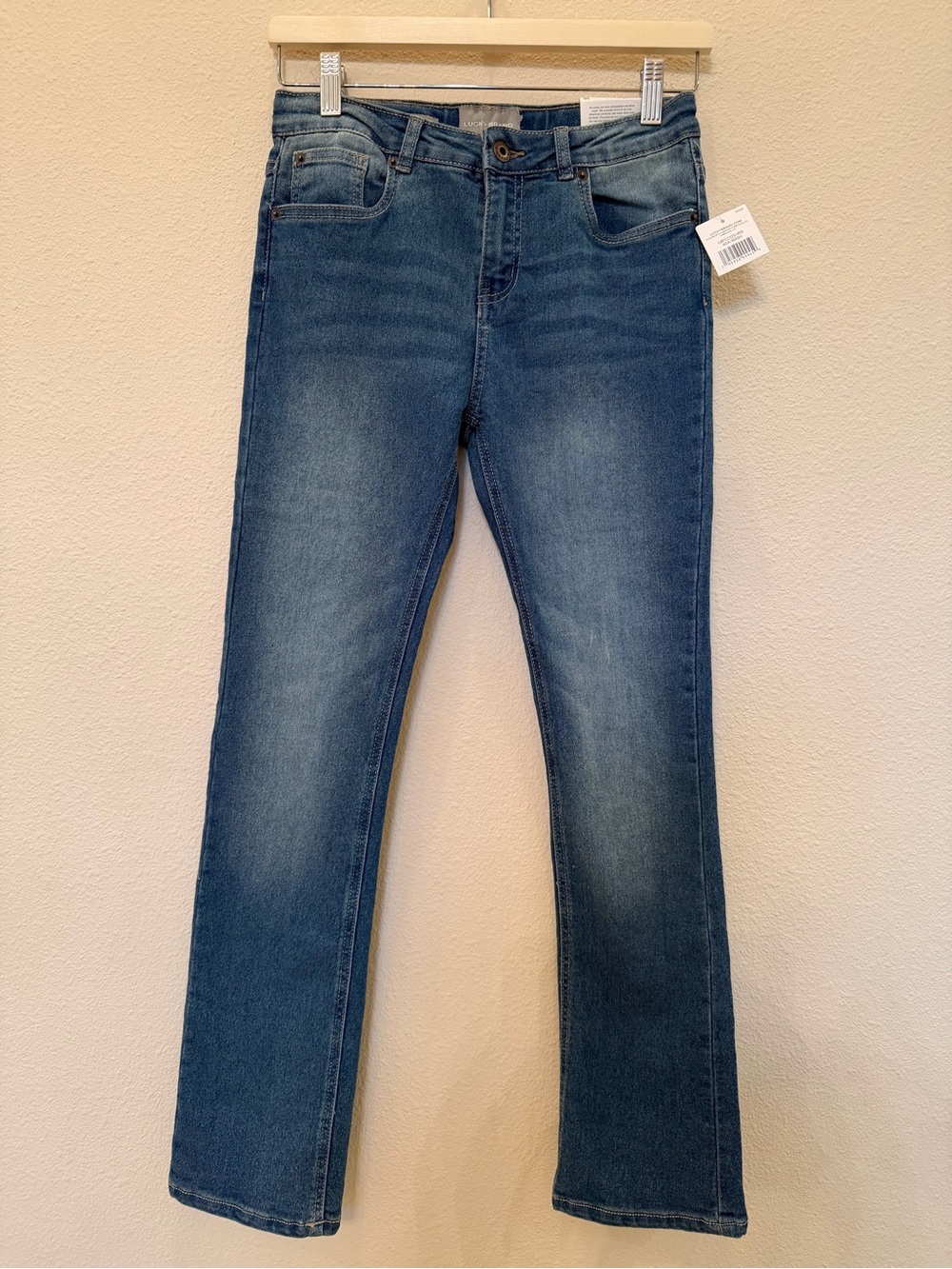 NWT Lucky Brand Bootcut Mid Rise Ada Wash Size Girls 16